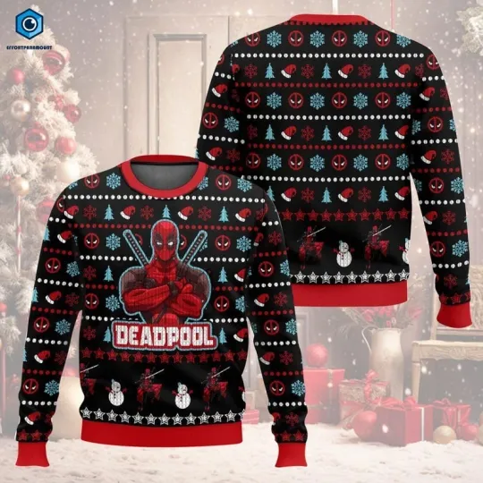 Discover Deadpool Ugly Christmas Sweater, Deadpool Christmas Shirt, Christmas Xmas Gifts