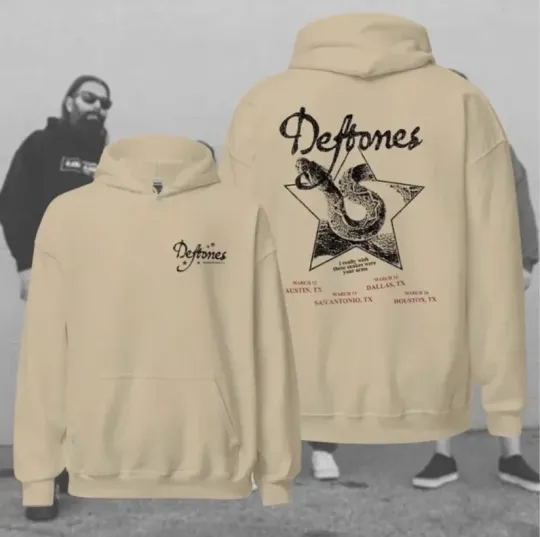 Discover Deff ftone Texas Exclusive Double Sided Pullover 2025 Tour Hoodie