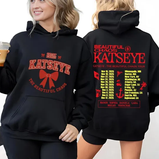 Discover Katseye the Beautiful Chaos Tour 2025 Inspired Hoodie