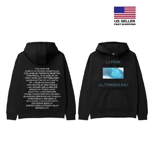 Discover New Lorde Ultrasound World Tour 2025 Merch Hoodie