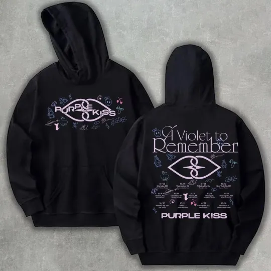 Purple Kiss A Violet to Remember Purple Kiss 2025 Tour Sweater Hoodie