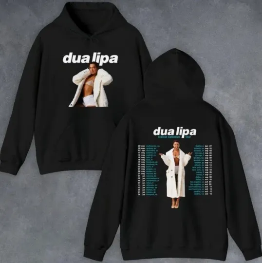 Discover Dua-Lipa Radical Optimism Tour 2025 Concert Gifts Unisex Hoodie