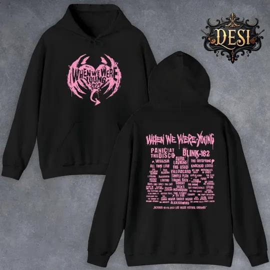 Discover When We Were Young Winged Heart Tour 2025 At Las Vegas Hoodie