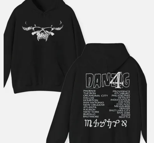 Discover New Danzig 4 TOUR hoodie Gift For Fans Hoodie