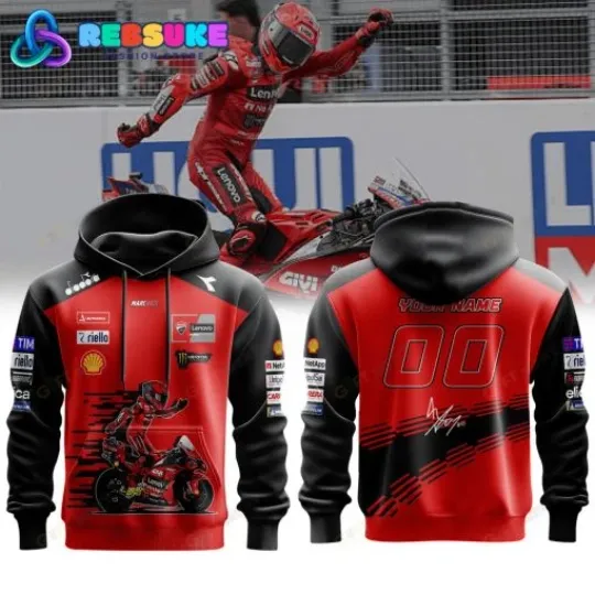 Discover Custom Marc Marquez 3D Racing Hoodie 2025
