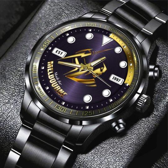 Discover Melbourne Storm Black Stainless Steel Watch