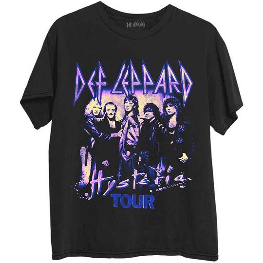 Discover Def Leppard Hysteria Tour T-Shirt - RockoffTrade Metal T-Shirt
