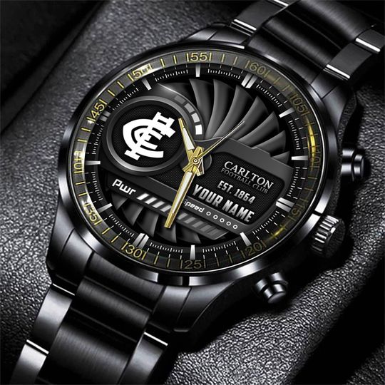 Discover Carlton Personalized Black Fashion Hand Watch Gifts For Fan