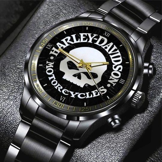 Discover Haarleyy Davidson Black Stainless Steel Watch