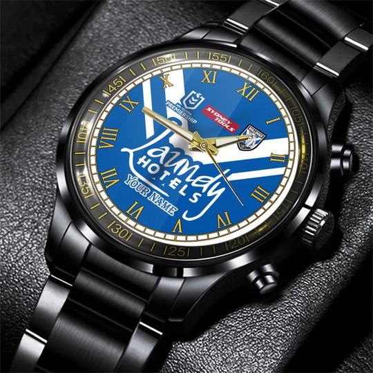 Discover Canterbury Bankstown Bulldogs NRL Personalized Style 3D Men Hand Watch Gift For Fans