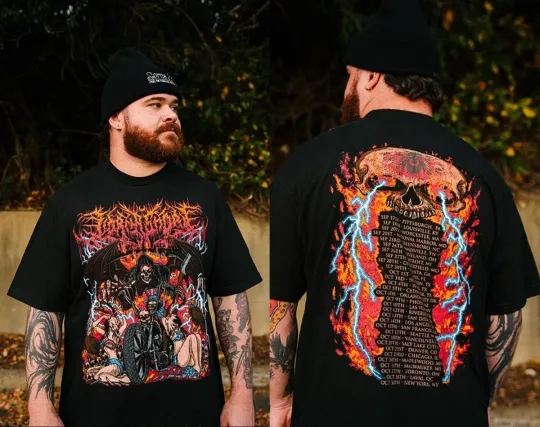 Discover Lorna Shore North American Tour 2025 Merch T-shirt