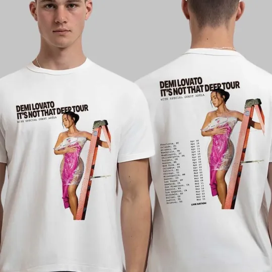 Discover Demi Lovato It s Not That Deep North American 2026 Tour Schedule City Date Shirt