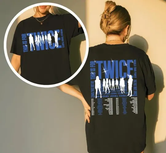 Discover Twice World Tour Part 2 Shirt  Ready To Be Tour Tee Four Twice Kpop T-shirt