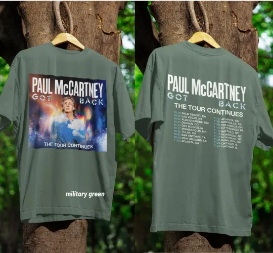 SALE    P mccartney Got Back Tour 2025 Unisex T Shirt