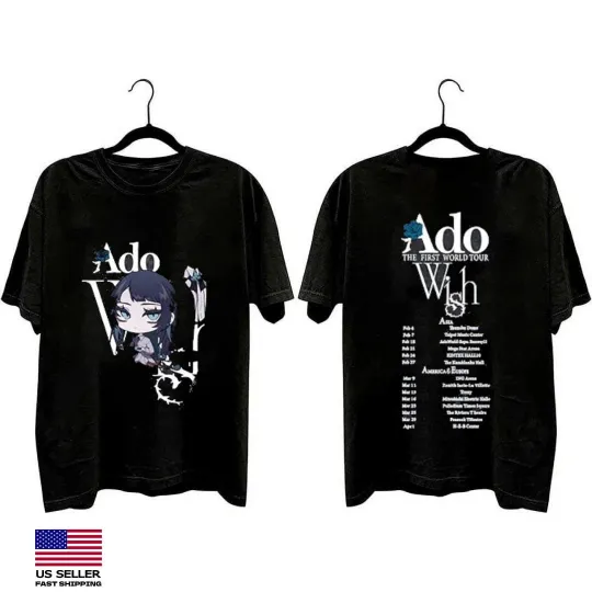 Discover New Apparel Ado World Tour 2025 Merch Tee Ado Best Adobum Unisex T-Shirt