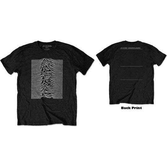 Unknown Pleasures T-Shirt - Joy Division Goth Rock Tee
