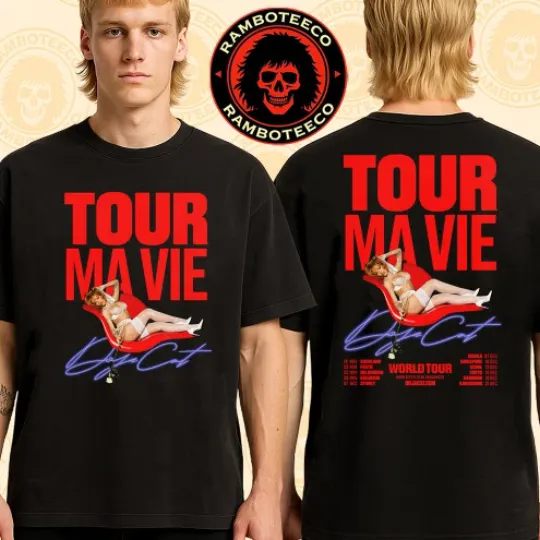Discover Doja Cat Tour Ma Vie World Tour 2025 Two-Sided Unisex T-Shirt