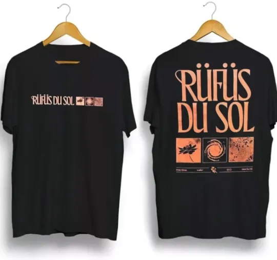 Discover Rufus Du Sol 2025 Concert T-Shirt Double Sided