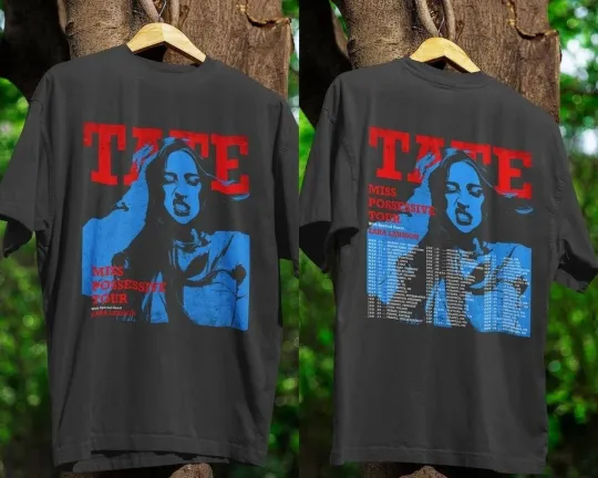 Discover Tate McRae Tour 2025 Miss Possessive Concert T-Shirt