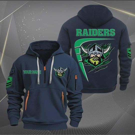 Canberra Raiders Personalized Tactical Hoodie For Fan