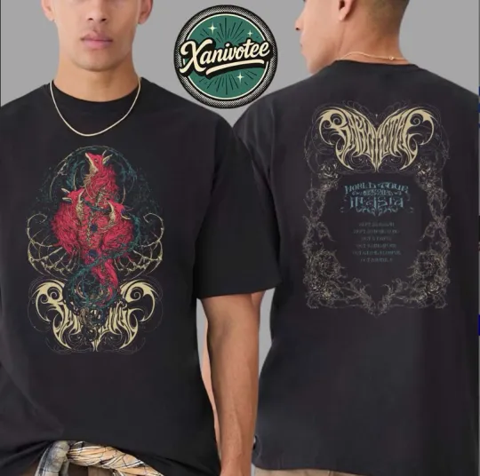 Babymetal Spirit Foxes World Tour 2025-2026 Unisex Double Sided T-Shirt