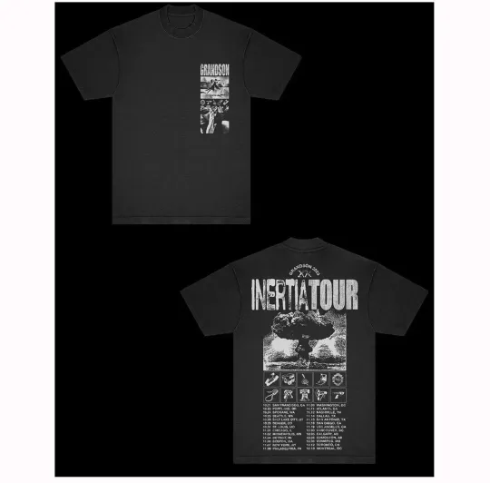 Discover Grandson Announces Fall North American  INERTIA Tour 2025 T Shirt reprint
