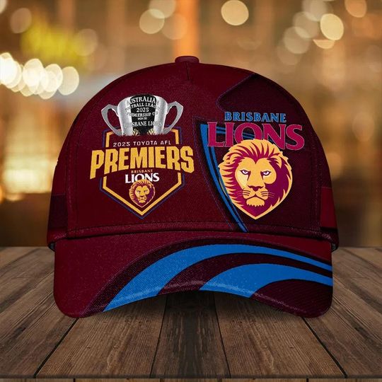 Discover Brisbane Lions Premiers 2025 Classic Cap