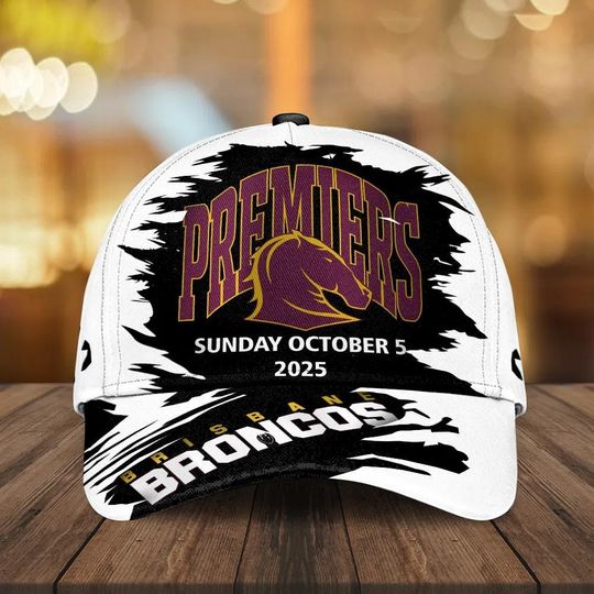 Discover Brisbane Broncos 2025 Premiers Classic Cap