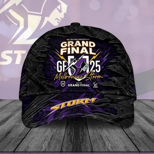 Discover Melbourne Storm Grand Final 2025 Classic Cap