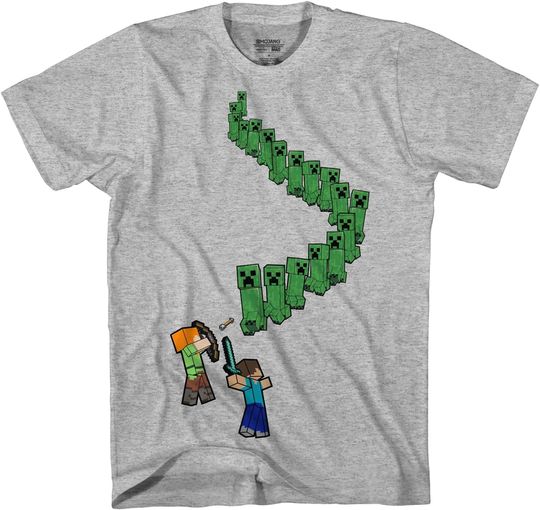 Discover Minecraft Boys Creeper Walk T-Shirt, Gift For Fans, Christmas Gift