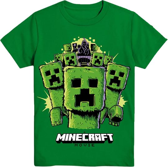 Discover Minecraft Movie Little & Big Boys T Shirt, Gift For Fans, Christmas Gift