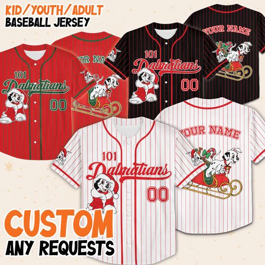 Discover Custom Disney 101 Dalmatians Christmas Lights Jersey, Disney Christmas Santa Dog Jersey, 101 Dalmatians Cruella, Christmas Vibes