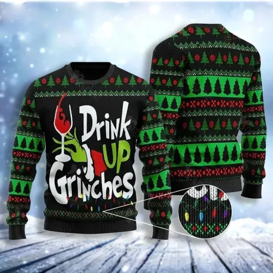 Discover Drink Up GrinchesS Christmas Ugly Christmas Sweater