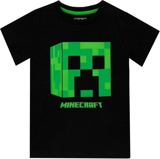 Discover Minecraft Boys' Creeper T-Shirt, Gift For Fans, Christmas Gift