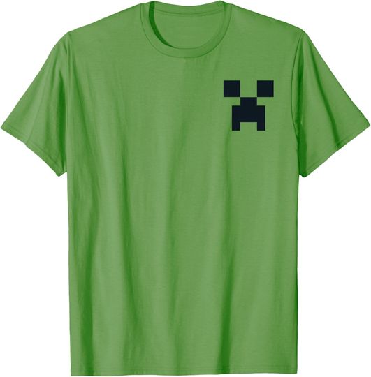 Discover Minecraft Creeper Pocket Size T-Shirt, Gift For Fans, Christmas Gift
