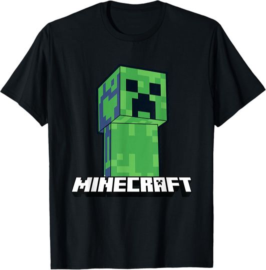 Discover Minecraft Big Creeper Face T-Shirt