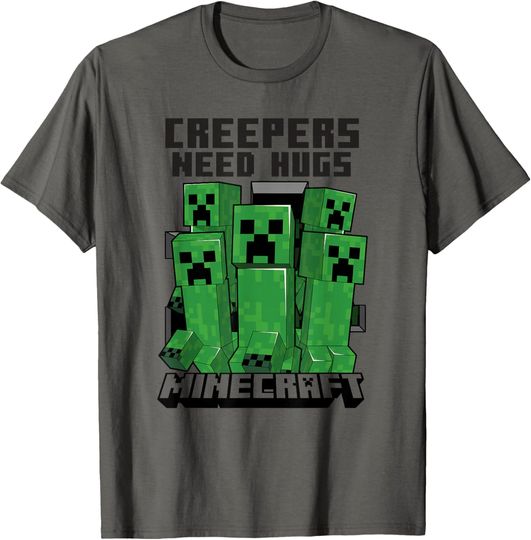 Discover Minecraft Creepers Need Hugs March T-Shirt