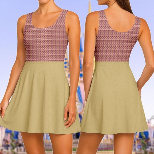 Discover Dr. Fuzzby Cosplay Skater Dress Disney Zootopia 2 Animal Kingdom Casual Dress