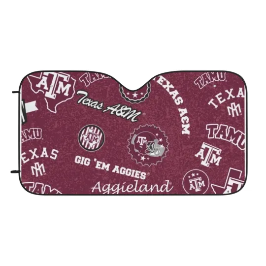 Discover Texas A&M Aggies Car Sun Shades