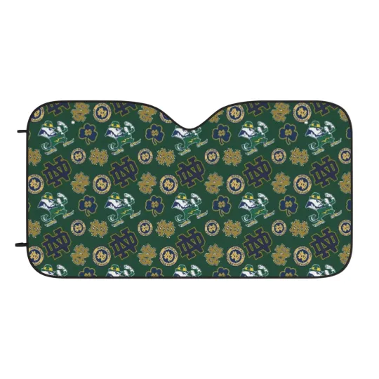 Discover ND Fighting Irish Car Sun Shades