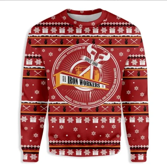 Discover Ironworker Christmas Gift Ugly Christmas Sweater, Perfect Holiday Gift