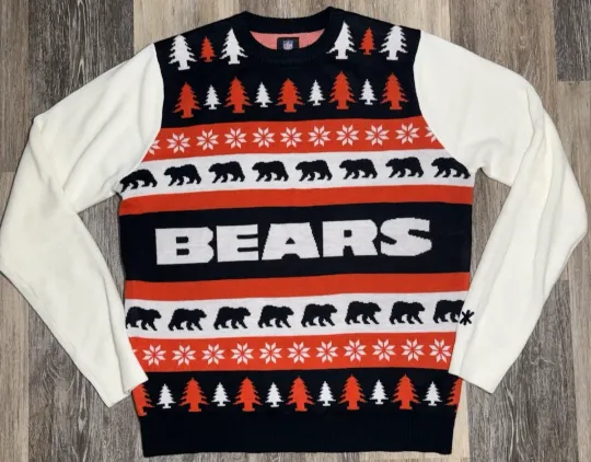 Discover Chicago Bears Ugly Christmas Sweater Men’s football Team Apparel Football