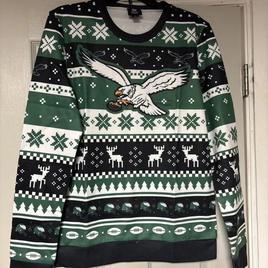 Discover Philadelphia Eagles Green Ugly Christmas Sweater football