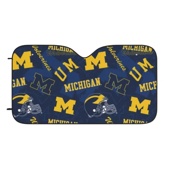 University of Michigan Wolverines Car Sun Shades