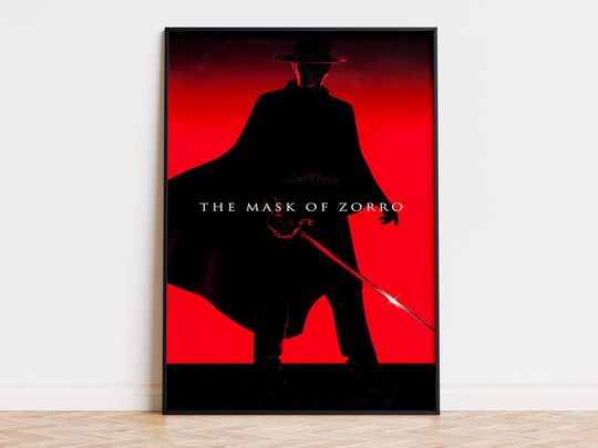Discover The Mask of Zorro - Movie Poster | Digital Download | High Quality Ready To Print