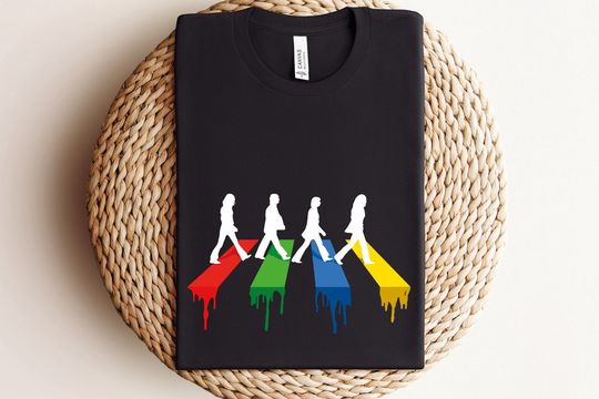 The Beatles Abbey Road Crossing Sweatshirt,  Family Holiday Party T-Shirt