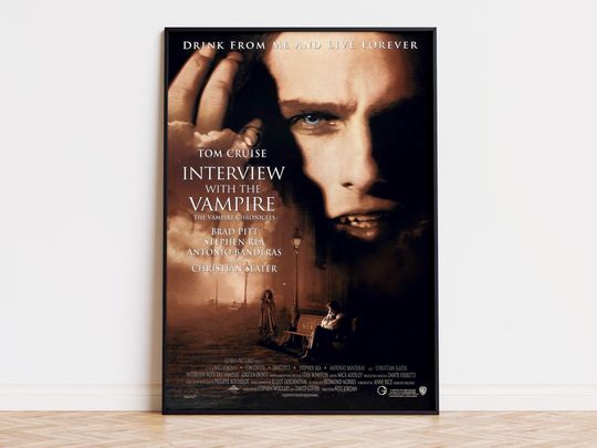 Discover Interview with the Vampire - Movie Poster | Digital Download | High Quality Ready To Print