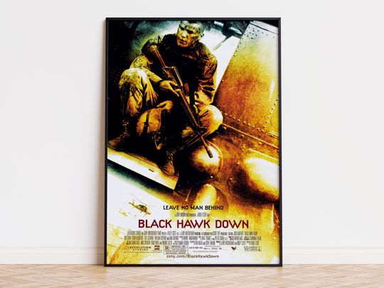 Discover Black Hawk Down - Movie Poster | Digital Download | High Quality Ready To Print