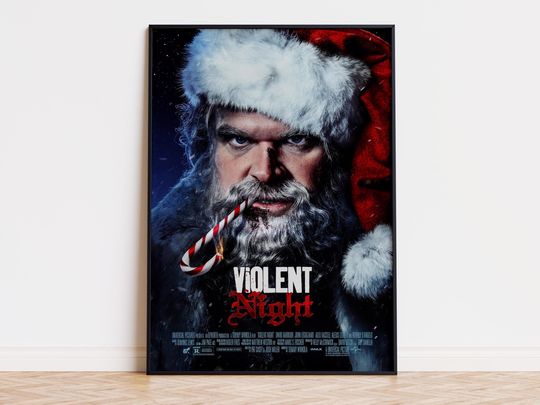 Discover Violent Night - Movie Poster | Digital Download | High Quality Ready To Print