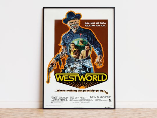 Discover Westworld - Movie Poster | Digital Download | High Quality Ready To Print